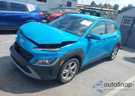 2022 Hyundai Kona Sel from USA, damaged, VIN KM8K62ABXNU856551